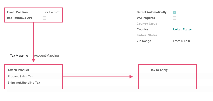 Odoo image and text block