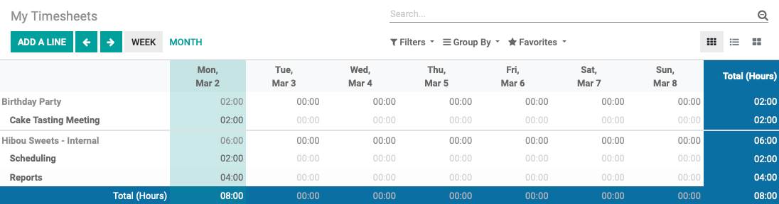 Odoo image and text block