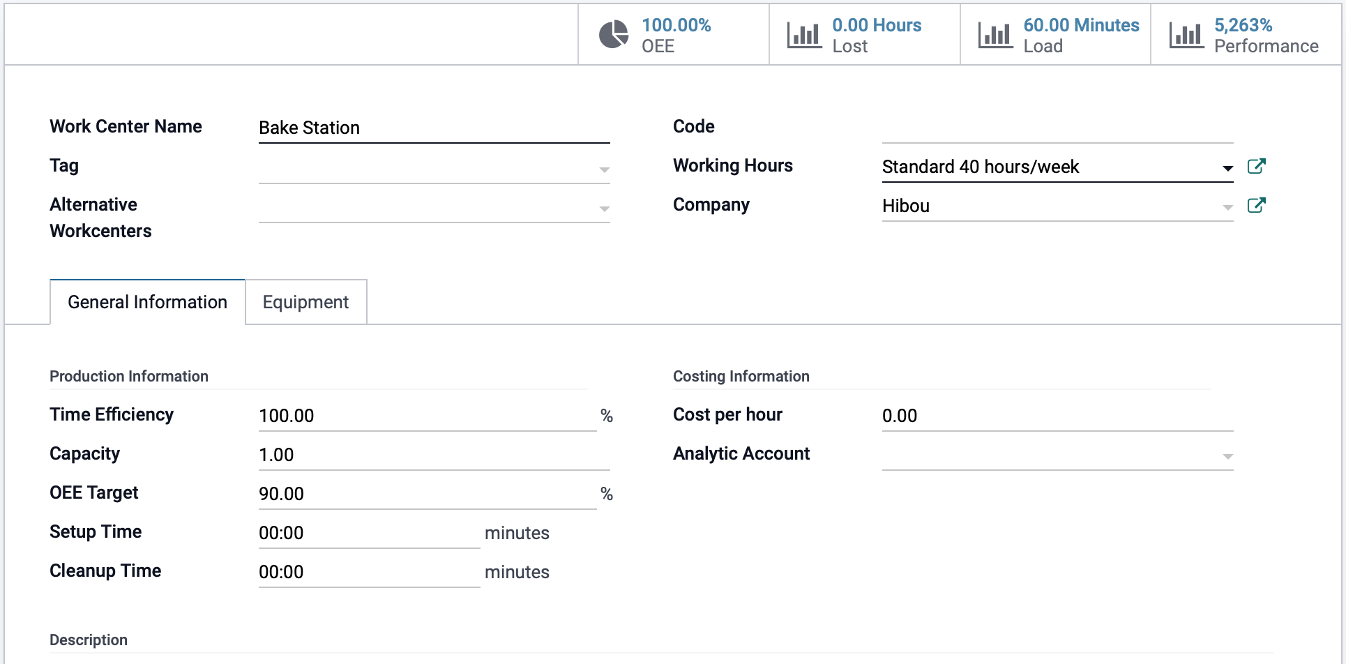 Odoo image and text block